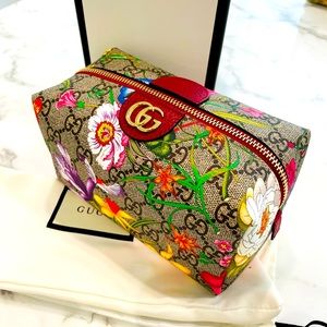 Gucci Ophidia Floral medium cosmetic case